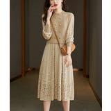 ニットワンピース ランタンスリーブ 上品 | SUNSHINE CLOSET | 詳細画像5 