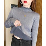裏起毛 メロウニットトップス ハイネック | SUNSHINE CLOSET | 詳細画像1