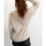 ラメシャギーニットトップス Vネック秋冬 | SUNSHINE CLOSET | 詳細画像25 