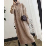 ハイネックニットワンピースゆったり秋冬服 | SUNSHINE CLOSET | 詳細画像1