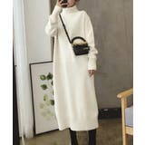 ハイネックニットワンピースゆったり秋冬服 | SUNSHINE CLOSET | 詳細画像12