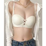 谷間見せノンワイヤーブラ 肩紐付2way シンプル無地 | SUNSHINE CLOSET | 詳細画像11 