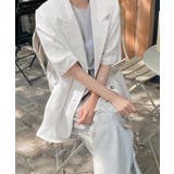 ゆったり リネンサマージャケット体型カバー 薄手ジャケット着やせ | SUNSHINE CLOSET | 詳細画像13 