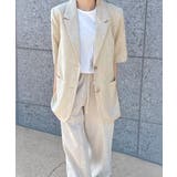 ゆったり リネンサマージャケット体型カバー 薄手ジャケット着やせ | SUNSHINE CLOSET | 詳細画像18 