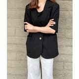ゆったり リネンサマージャケット体型カバー 薄手ジャケット着やせ | SUNSHINE CLOSET | 詳細画像7 