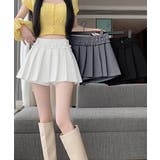 レディース ハイウエストミニ丈スカート着やせ インナーパンツ付きJKスカート制服… | SUNSHINE CLOSET | 詳細画像17