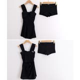 ギャザーモノキニワンピース水着 体型カバースイムドレス バックシャン | SUNSHINE CLOSET | 詳細画像18 