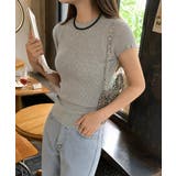 レディース クルーネックサマーニット 韓国風コンパクトニット | SUNSHINE CLOSET | 詳細画像9 