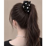 バイカラー大人可愛い水玉ヘアゴムフェミニン髪飾りレディースまとめ髪ポニーテールお… | SUNSHINE CLOSET | 詳細画像11 