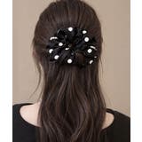 バイカラー大人可愛い水玉ヘアゴムフェミニン髪飾りレディースまとめ髪ポニーテールお… | SUNSHINE CLOSET | 詳細画像12 