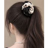 バイカラー大人可愛い水玉ヘアゴムフェミニン髪飾りレディースまとめ髪ポニーテールお… | SUNSHINE CLOSET | 詳細画像4 