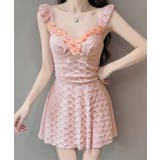 レディース水着体型カバー フェミニン 露出控えめ水着一体型ショートパンツ付き | SUNSHINE CLOSET | 詳細画像17 
