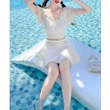盛れる水着 クロストップス インナーパンツ付きスカート | SUNSHINE CLOSET | 詳細画像9 