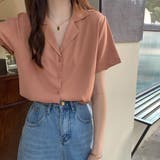 カラー開襟シャツ レディース 韓国風 | ANGELCLOSET | 詳細画像11