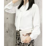 ボウタイ ブラウス レディース Vネック | SUNSHINE CLOSET | 詳細画像22