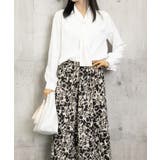 ボウタイ ブラウス レディース Vネック | SUNSHINE CLOSET | 詳細画像23