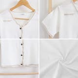 ツイード風半袖ジャケットレディース韓国風 | SUNSHINE CLOSET | 詳細画像4