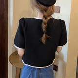 ツイード風半袖ジャケットレディース韓国風 | SUNSHINE CLOSET | 詳細画像6