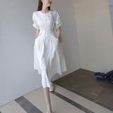 半袖シャツワンピース クールネック韓国風 | ANGELCLOSET | 詳細画像9
