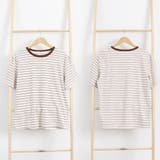 トップス ボーダー柄 tシャツ 半袖 夏 | ANGELCLOSET | 詳細画像3