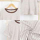 トップス ボーダー柄 tシャツ 半袖 夏 | ANGELCLOSET | 詳細画像4