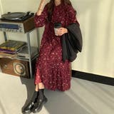 小花柄 ボウタイワンピース レディース春 | SUNSHINE CLOSET | 詳細画像13 