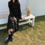 小花柄 ボウタイワンピース レディース春 | SUNSHINE CLOSET | 詳細画像8 