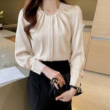 ギャザーブラウス 通勤OL オフィスカジュアル | SUNSHINE CLOSET | 詳細画像10 