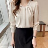 ギャザーブラウス 通勤OL オフィスカジュアル | SUNSHINE CLOSET | 詳細画像9 