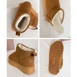 厚底ムートンブーツ 裏起毛ショートブーツ | SUNSHINE CLOSET | 詳細画像24
