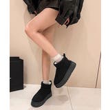 厚底ムートンブーツ 裏起毛ショートブーツ | SUNSHINE CLOSET | 詳細画像5