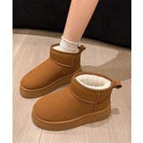 厚底ムートンブーツ 裏起毛ショートブーツ | SUNSHINE CLOSET | 詳細画像6
