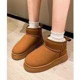 厚底ムートンブーツ 裏起毛ショートブーツ | SUNSHINE CLOSET | 詳細画像8