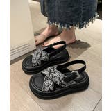 厚底サンダル クロスベルトサンダル 美脚 | SUNSHINE CLOSET | 詳細画像18 