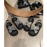 厚底サンダル クロスベルトサンダル 美脚 | SUNSHINE CLOSET | 詳細画像22 