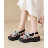 厚底サンダル クロスベルトサンダル 美脚 | SUNSHINE CLOSET | 詳細画像3 