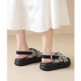 厚底サンダル クロスベルトサンダル 美脚 | SUNSHINE CLOSET | 詳細画像4 