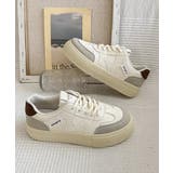 厚底スニーカー レースアップローカット靴 | SUNSHINE CLOSET | 詳細画像17