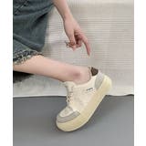 厚底スニーカー レースアップローカット靴 | SUNSHINE CLOSET | 詳細画像2
