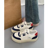 厚底スニーカー レースアップローカット靴 | SUNSHINE CLOSET | 詳細画像6