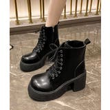 ショートブーツ 厚底ブーツ レースアップ | ANGELCLOSET | 詳細画像10