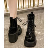 ショートブーツ 厚底ブーツ レースアップ | ANGELCLOSET | 詳細画像13