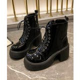 ショートブーツ 厚底ブーツ レースアップ | ANGELCLOSET | 詳細画像20