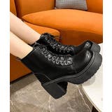 ショートブーツ 厚底ブーツ レースアップ | ANGELCLOSET | 詳細画像9