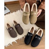 ファーモカシンシューズ レディース裏起毛 | ANGELCLOSET | 詳細画像13