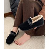 ファーモカシンシューズ レディース裏起毛 | ANGELCLOSET | 詳細画像2