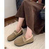ファーモカシンシューズ レディース裏起毛 | ANGELCLOSET | 詳細画像6