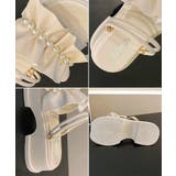 フリルサンダル厚底パールサンダル2way | SUNSHINE CLOSET | 詳細画像18