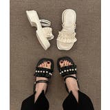 フリルサンダル厚底パールサンダル2way | SUNSHINE CLOSET | 詳細画像9