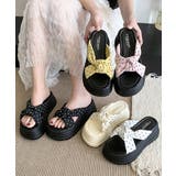 歩きやすい クロスリボンサンダル韓国風 リゾートサンダル | SUNSHINE CLOSET | 詳細画像2 